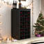Armoire modulaire pour bar à vin 32 bouteilles pour salle à manger - Noir
