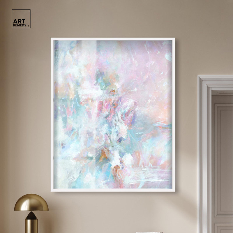 Yuliya - art mural glamour «Tide sein Shadowbox» par Art Remedy, cadre blanc, 36 x 45, H 46 po x l 37 po, Cadre blanc