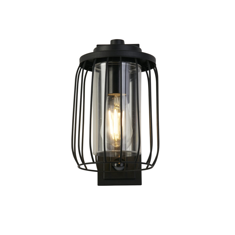 Akhira Black 27.2cm H Outdoor Sconce