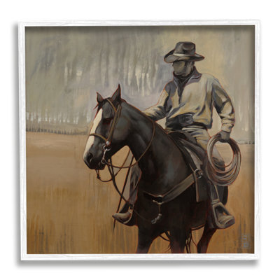 " Cowboy with Splash " Acrylic Painting