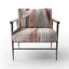 Fauteuil d'appoint rembourré rose-2081793318