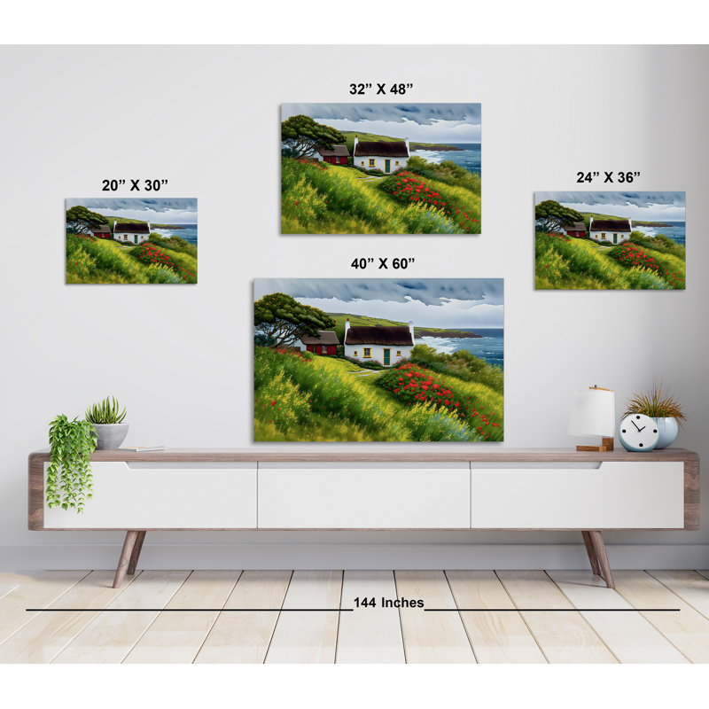 Beach Cottage, H 20 po x l 30 po