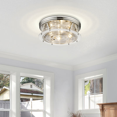 Smithies Glass Flush Mount