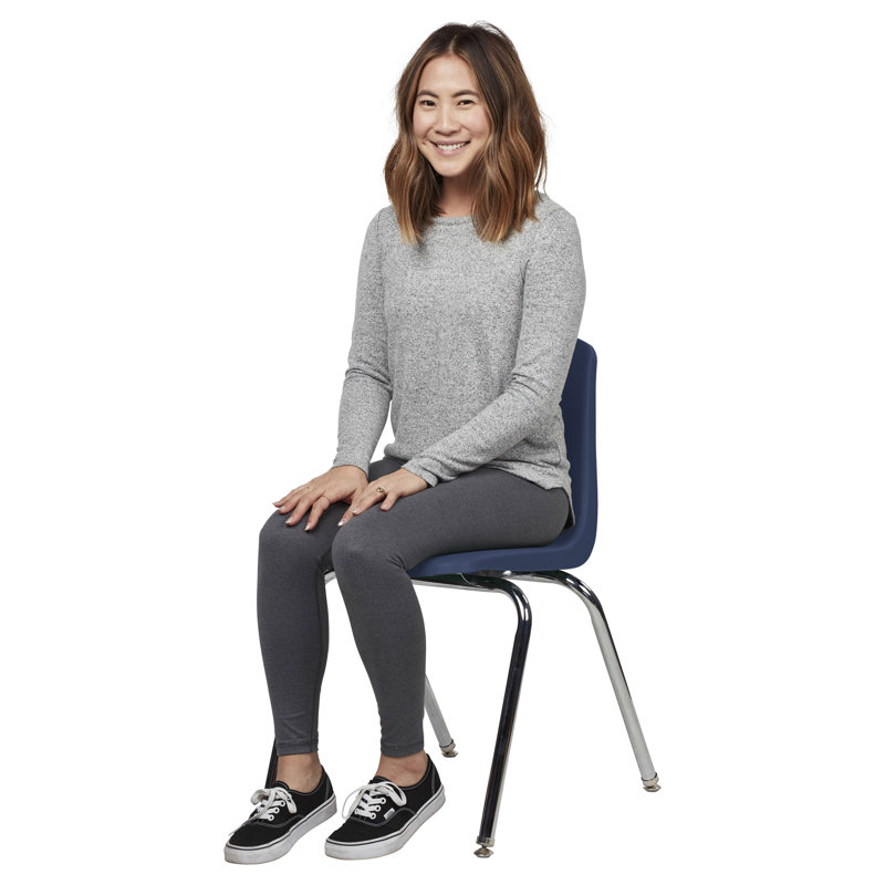 Chaise de classe empilable, Navy
