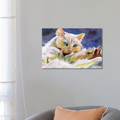 Persian Eyes by Rachel Parker - Painting on Canvas