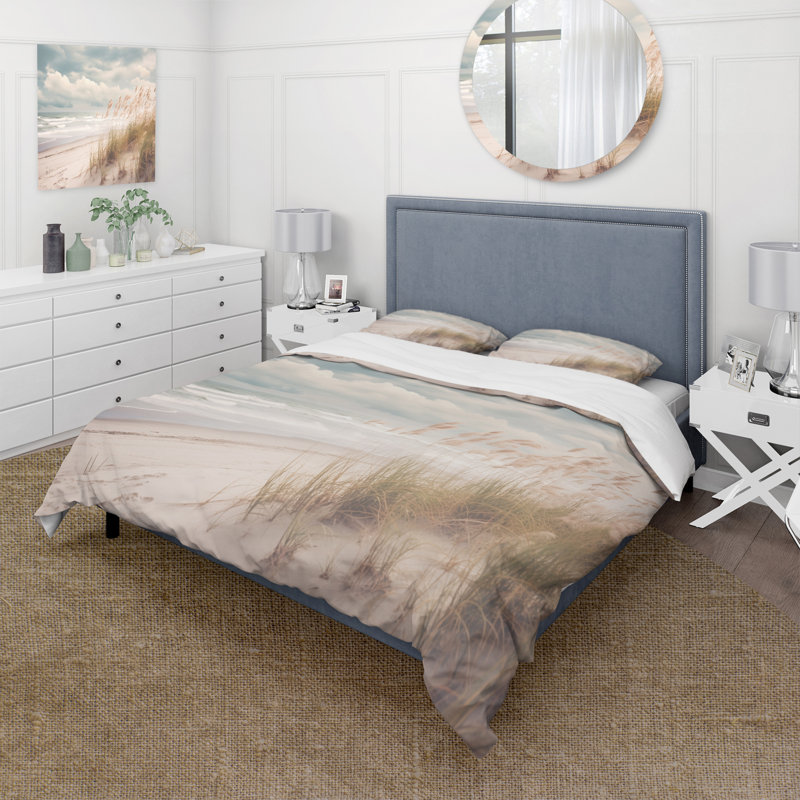 Ensemble de housse de couette en microfibre / polyester Beach Grass Landscape IV