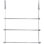 Over-the-Door 3 Bar Bathroom Towel Rack