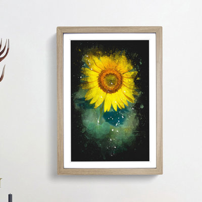 The Sunflower - Picture Frame Painting Print