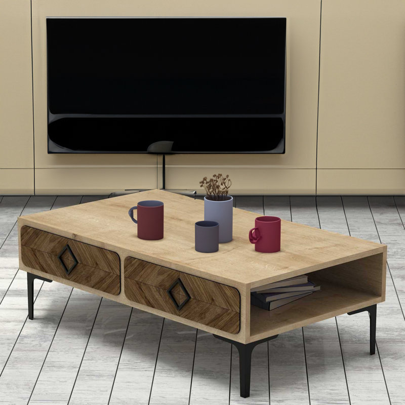 Table basse avec rangement Lelia