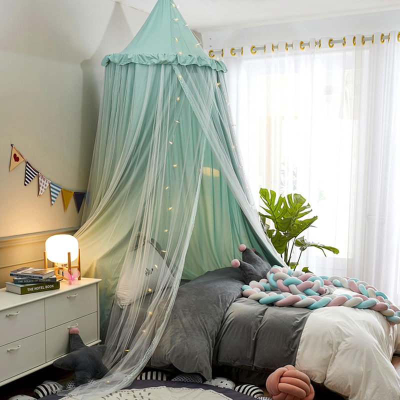 Adiyan Polyester Bed Canopy, Green