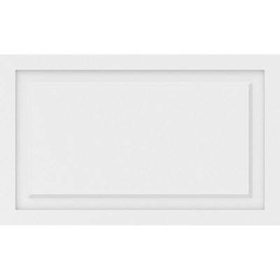 Panneau mural Harrison 3D en blanc