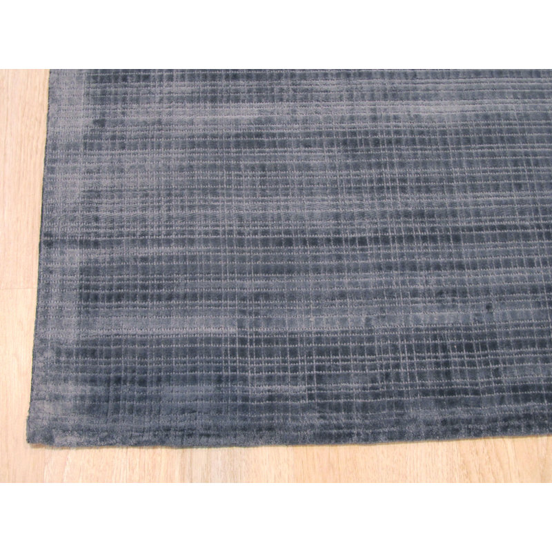 Clarissa Blue Handmade Rug, Rectangle 8'9" x 11'9"