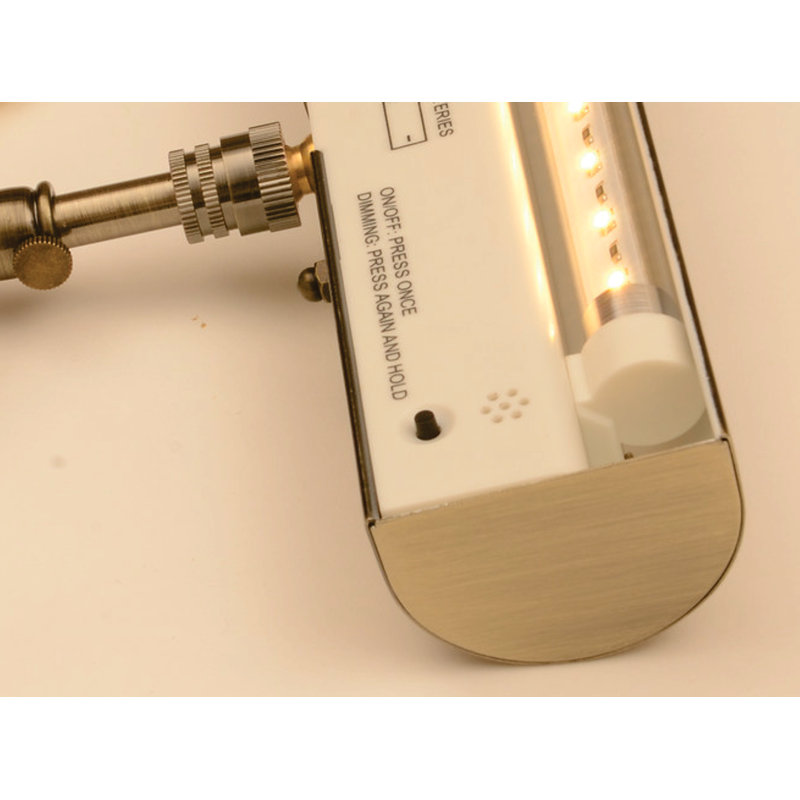 Luminaire pour tableau mural à DEL à intensité variable avec télécommande, H 1,75 po x l 18 po x P 7,5 po