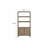 English Knotty Oak Bowtie Bookcase