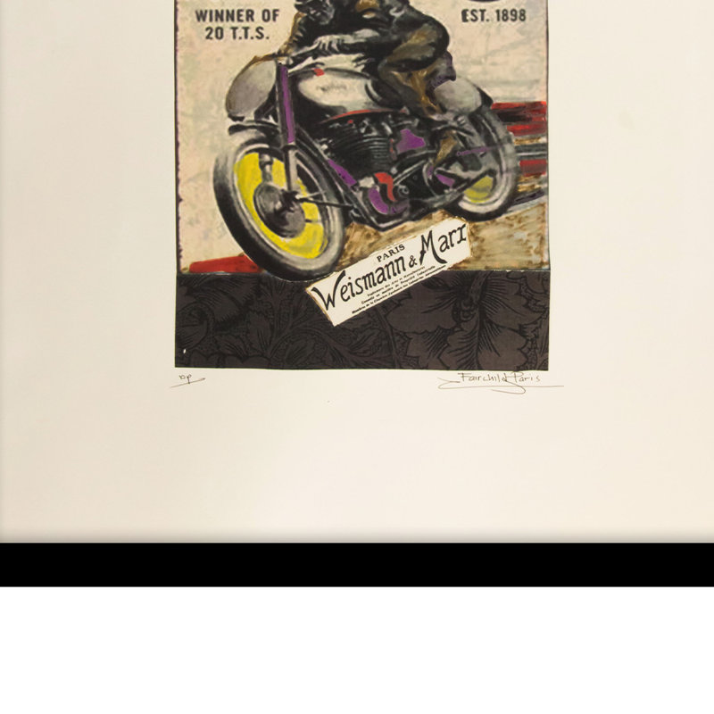 Vintage Norton Motorcycles 14" x 18" Framed Print
