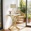 Table d'appoint pour canapé polyvalente, table de bout ronde chic, table basse étroite
