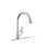 Rival Pull Down Single Handle Kitchen Faucet with Two-Function Sprayhead