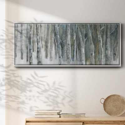 Banff Birch Grove- Framed Canvas