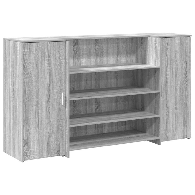 Camariah Standing Desk, Grey Sonoma, 103.5cm H x 180cm W x 50cm D