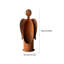 Bougeoir rouille
