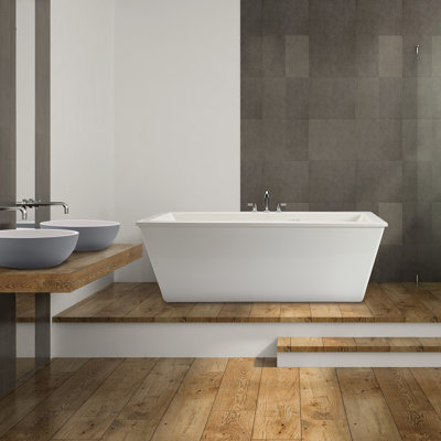Baignoire à air autoportante 66 po MTI Solutions - Mat