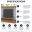 Uxbridge Horizontal Traditional Colosseum Radiator-40191183-123189970
