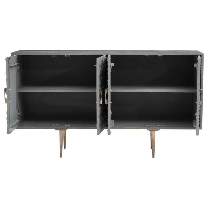 Grenora 152cm Solid Wood Sideboard