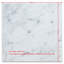 Carreau de mosaïque pour mur et plancher en marbre 6 po x 6 po Bardiglio-79872527