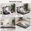 Tri-fold 6'' Memory Foam Mattress, Foldable Futon Floor Mattress Pad in a Box Extra Support, Portable Folding Murphy Bed Mattress With Washable Removable Cover-2084221839