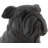 Mikkelson Polystone Sitting Bulldog Decorative Brown Sculpture-1817789897