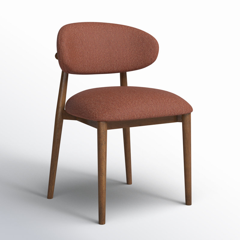 Deloris Dining Chair, Rust Performance Chenille