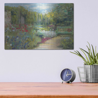 " Garden Bench " by Carol Rowan