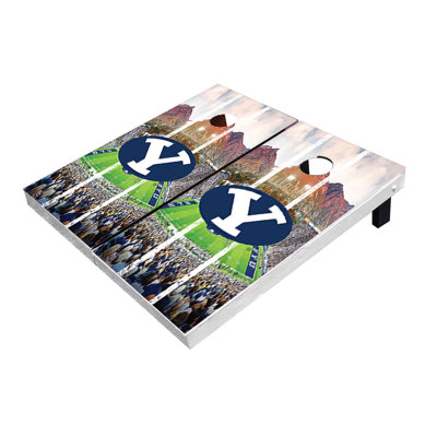 2' X 3' BYU Cougars Stadium Long Stripe Themed Cornhole Boards