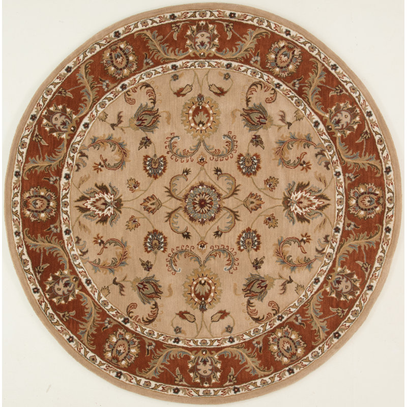 Taylorsville Performance Wool Oriental Indoor Rug, Round 7'9"