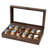 Watch Storage Box Display Case with Removable Pillows Clear Window Design All-Round Protection