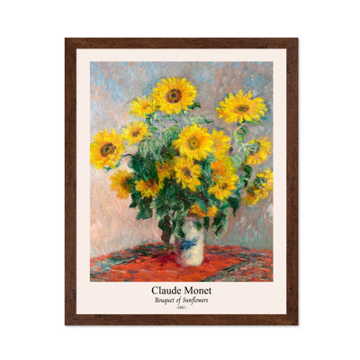 Claude Monet - Bouquet de tournesols