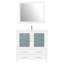 Ensemble de meuble-lavabo simple 36 "avec miroir -33559821