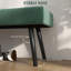 Melenie Polyester Upholstered Bench-1329217753