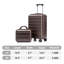 14 "/ 20" 2 pièces / ensemble dans un bagage à roulettes en ABS, avec serrure à combinaison, étui à cosmétiques 14 "