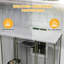 Cage pour animal de compagnie, enclos pour chat de patio, cage de chat pour l'extérieur