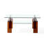 Table basse avec tablette en verre trempé-1620993820