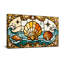 Motif décoratif Fashion Seashell Waves Pearl Stars Ocean-1599832189