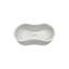 Lavabo vasque de salle de bain en marbre blanc naturel, surface semi-polie, pierre naturelle, marbre véritable, marbre véritable, 23,6 x 14,2 x H 7,1 pouces / 600 x 360 x 180 mm