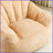 Giant Adult Bean Bag Chair 41.4"D x 35"W x 30.7"H - Easy-Clean Cover, Non-Slip Base for Living Room
