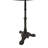 Rustic Brown 30-Inch Round Bistro Table with Compact Space-Saving Design-90108422-90108423