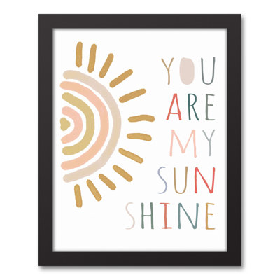 Art encadré soleil