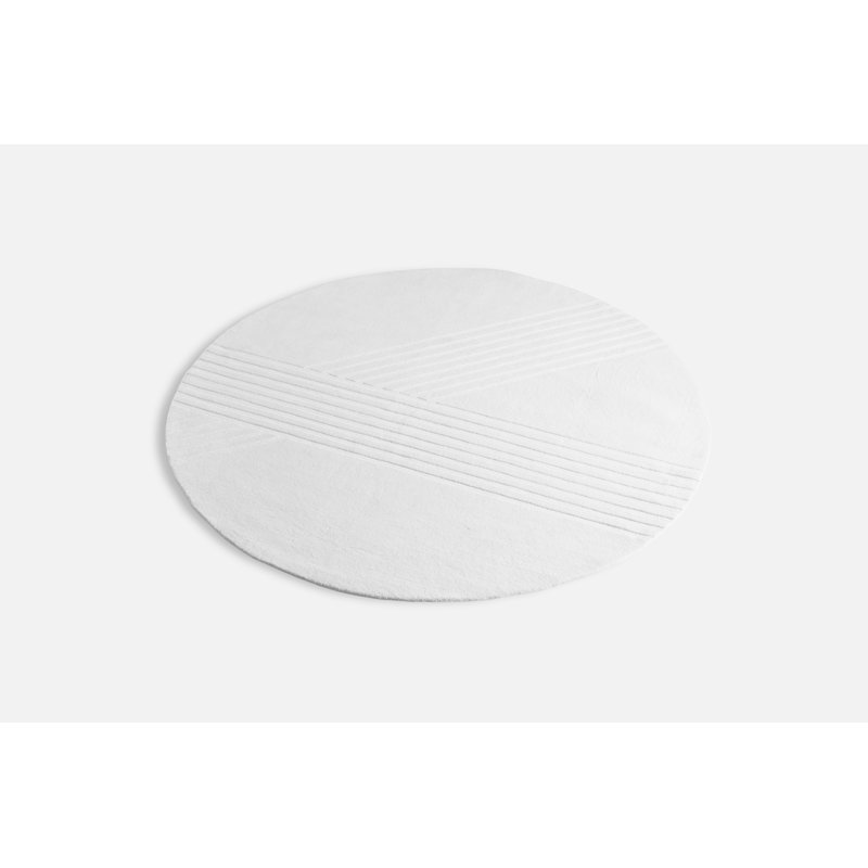 Off White Kyoto Rug, Round 8'2"