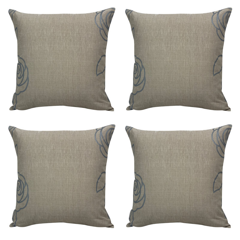 Floral Square Cushion Cover