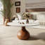 Table basse ronde moderne Gorman pour le salon et la maison-112298376-112298378