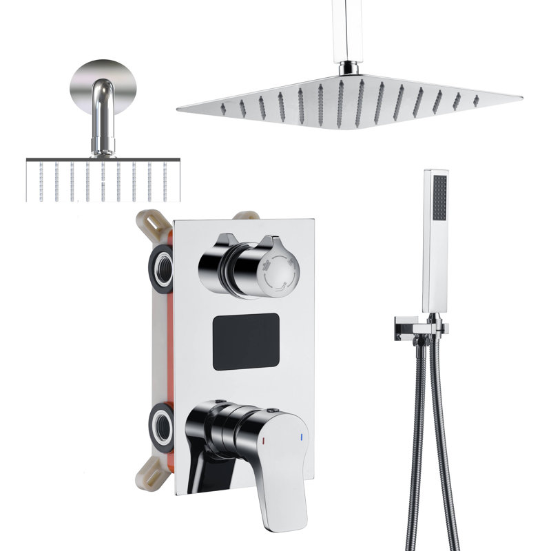 All-In-One Kit with Rough in-Valve, Chrome